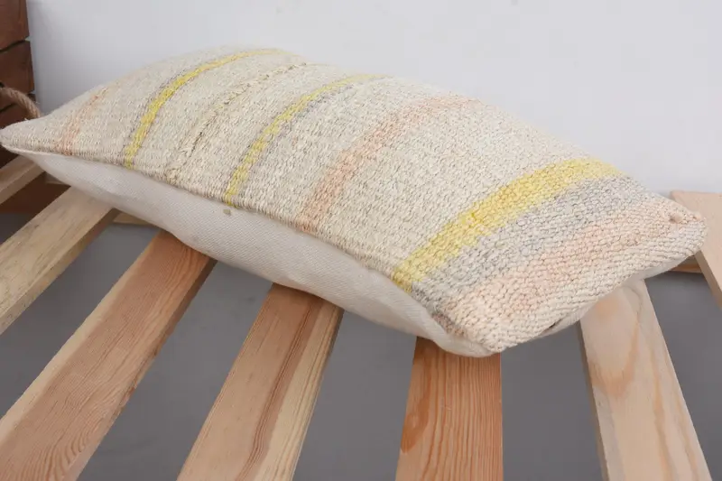 Indoor Pillow, Wholesale Pillow Cover, 8x16 Beige Cushion Cover, Pillow Cover, Turkish Pillow, Pillow for Sofa, Chair Pillow, Throw Kilim Pillow - 6