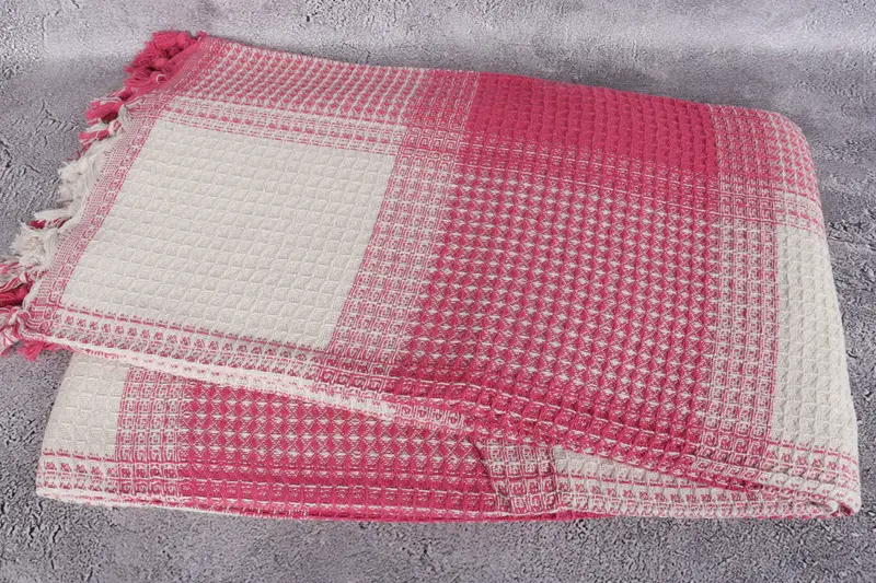 Decorative Bedspread, Personalized Bridesmaid Gift, Wedding Favors, Bridesmaid Gifts, 92x88 Cotton Striped Towel, Throw Blanket Couch - 5