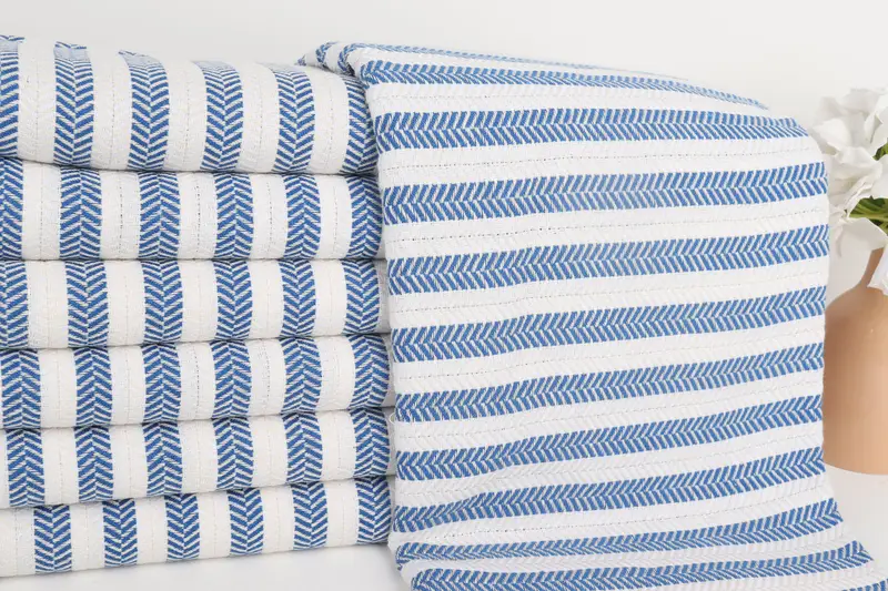 Custom Name Towel, 70x40 Cotton Herringbone Towel, Wedding Gift For Bride, Monogram Turkish Towel, Bridesmaid Gift Towel, Organic Turkish towel - 2
