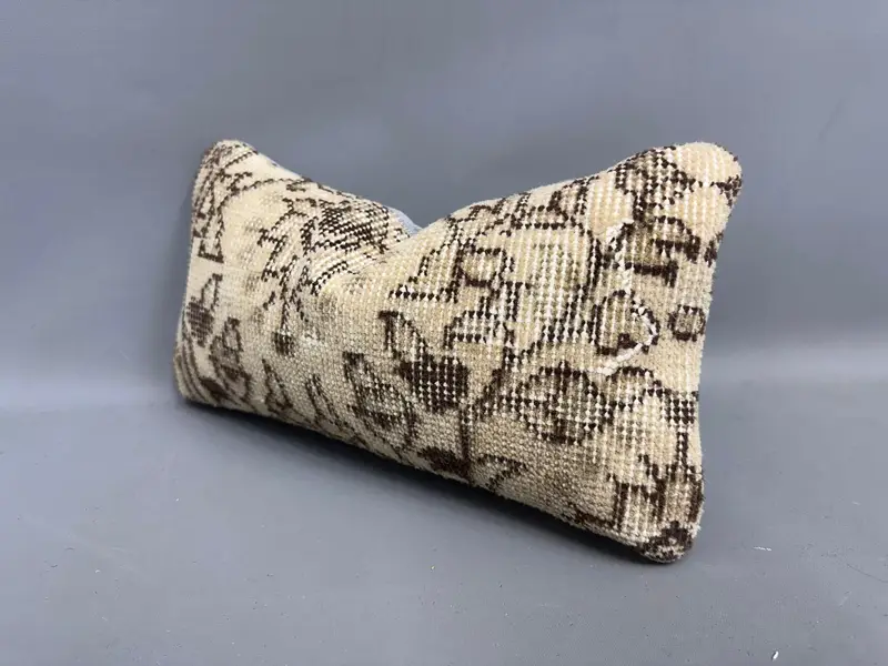 8x16 Beige Pillow, Nautical Throw Pillow Sham, Vintage Kilim Throw Pillow, Farmhouse Pillow, Gift Pillow, Pillow Sham, Pillow for Sofa - 3