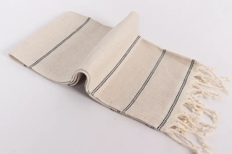 40x20 Linen Striped Towel, Custom Wedding Gifts, Personalized Hand Towel, Turkish Tea Towel, Monogram Dish Towel, Monogram Kitchen Towel - 6