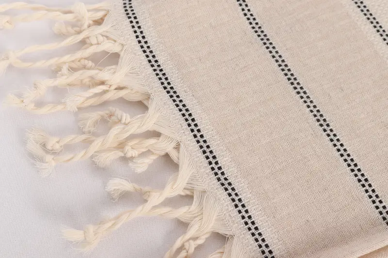 40x20 Linen Striped Towel, Custom Wedding Gifts, Personalized Hand Towel, Turkish Tea Towel, Monogram Dish Towel, Monogram Kitchen Towel - 7