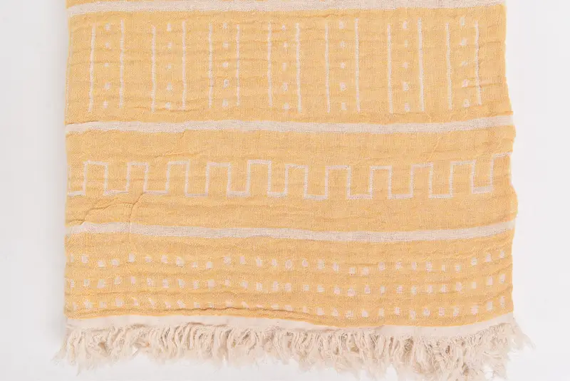 Valentine Day Gift For Her, Bridesmaid Gifts, Engagement Gift, Organic Throw, 76x56 Cotton Kilim Design Towel, Monogram Blanket, Boho Throw Blankets - 5