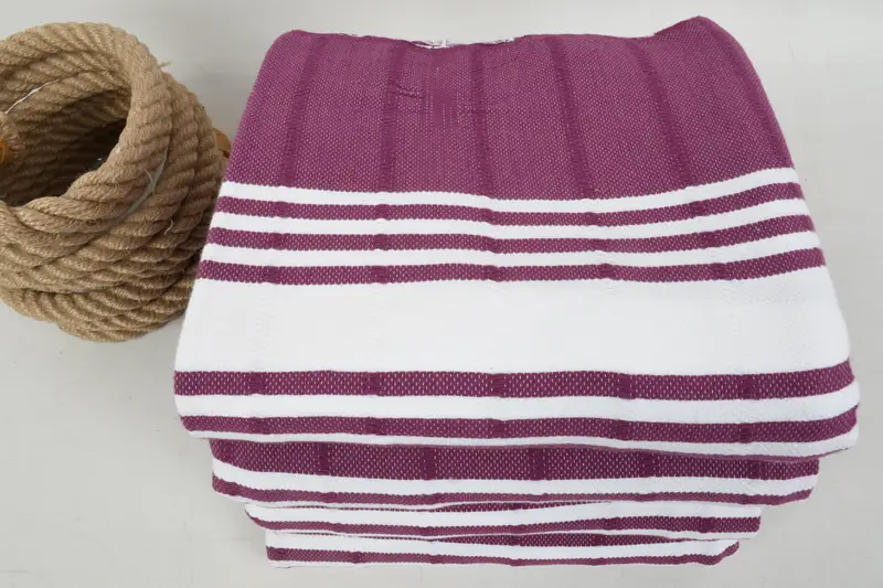 70x40 Cotton Striped Towel, Personalized Gifts, Bridesmaid Gifts, Organic cotton Turkish peshtemal towel, Maid Of Honor Gift, Custom Wedding Gift - 4