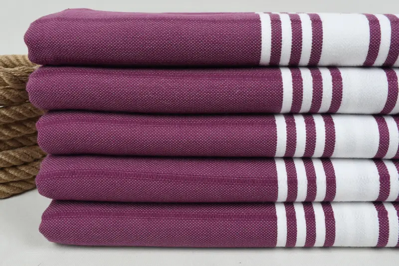 70x40 Cotton Striped Towel, Personalized Gifts, Bridesmaid Gifts, Organic cotton Turkish peshtemal towel, Maid Of Honor Gift, Custom Wedding Gift - 2
