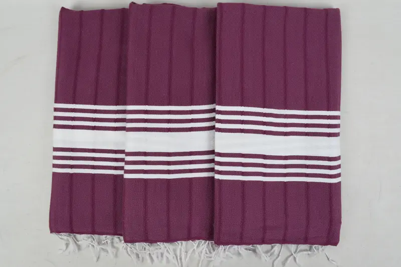 70x40 Cotton Striped Towel, Personalized Gifts, Bridesmaid Gifts, Organic cotton Turkish peshtemal towel, Maid Of Honor Gift, Custom Wedding Gift - 3