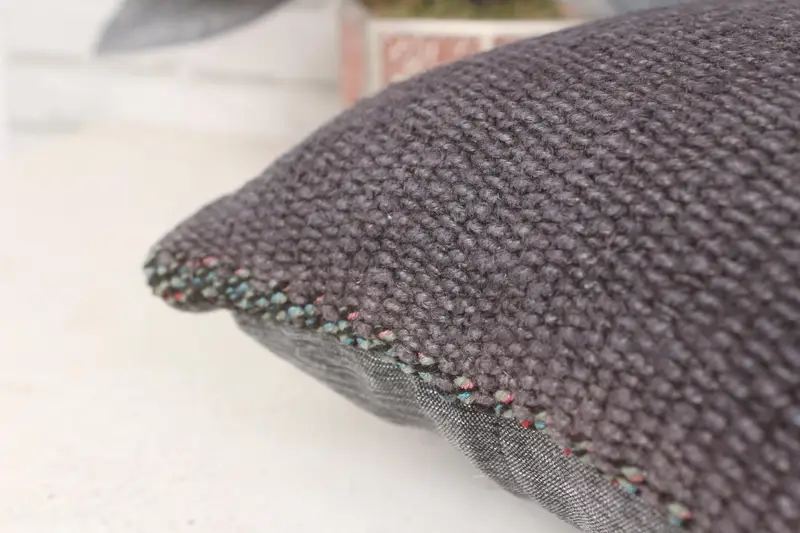 Pillow, Neutral Throw Pillow Cover, Kilim Cushion Sham, Decorative Throw Pillow Case, 14x14 Gray Pillow Cover, Kilim Pillow Cover, Vintage Pillow - 7