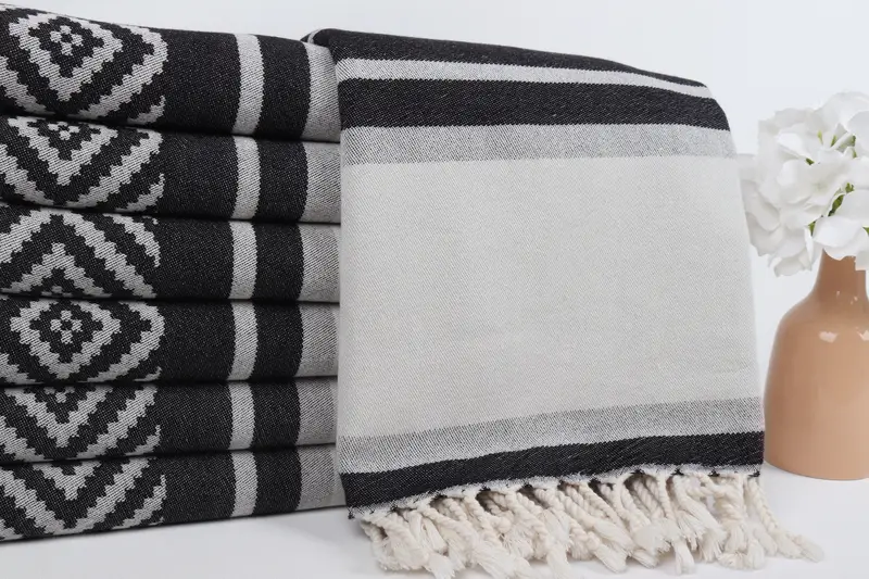 Turkish hand towel, Gifts For Him, Bachelorette Favor, Gym Towel, Soft and absorbent Turkish towel, Summer Gift, 70x36 Cotton Sun Design Towel - 3