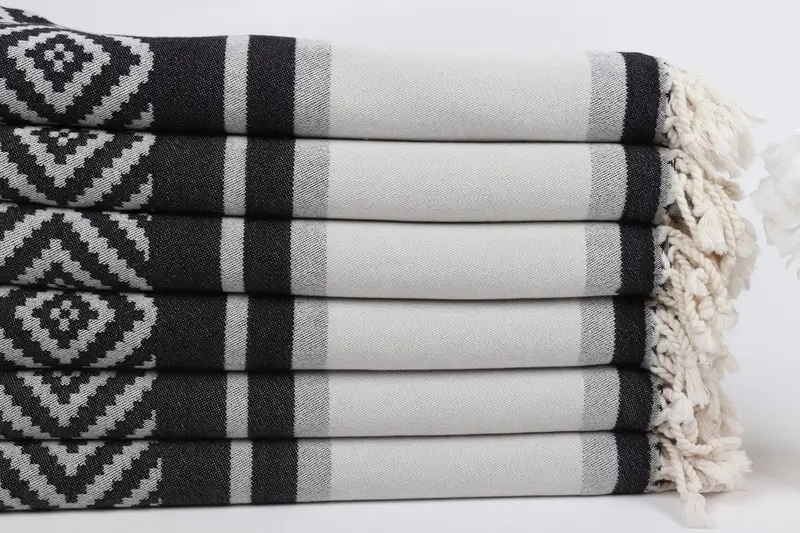 Turkish hand towel, Gifts For Him, Bachelorette Favor, Gym Towel, Soft and absorbent Turkish towel, Summer Gift, 70x36 Cotton Sun Design Towel - 4
