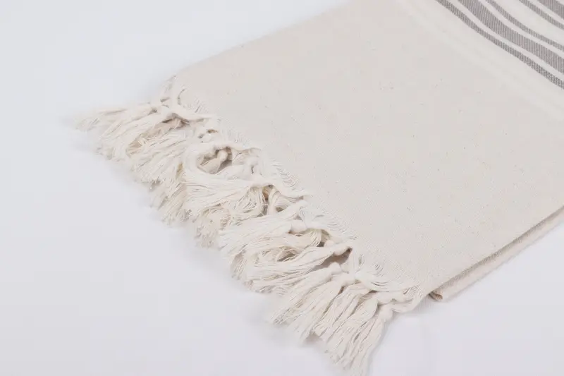 Fringed Turkish peshtemal beach towel USA, 70x40 Linen Striped Towel, Gift For Mom, Custom Gift, Bridal Shower Favors, Personalized Beach Towel - 7