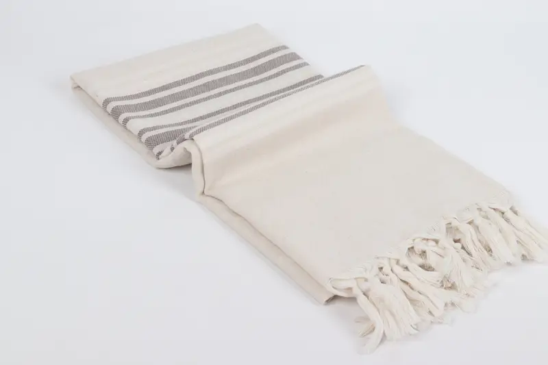 Fringed Turkish peshtemal beach towel USA, 70x40 Linen Striped Towel, Gift For Mom, Custom Gift, Bridal Shower Favors, Personalized Beach Towel - 6