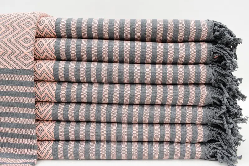 Turkish bath towel, 70x40 Cotton Diamond Towel, Bridemaids Beach Towel, Thin towel, Personalised Gift, Housewarming Gift, Peshtemal Towel USA - 1