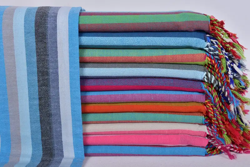 Gift For Mom, Bachelorette Party Gift, Kids Beach Towel, Turkish bath towel, Vegas Bachelorette Party Favors, 70x36 Cotton Striped Towel, Soft towel - 1