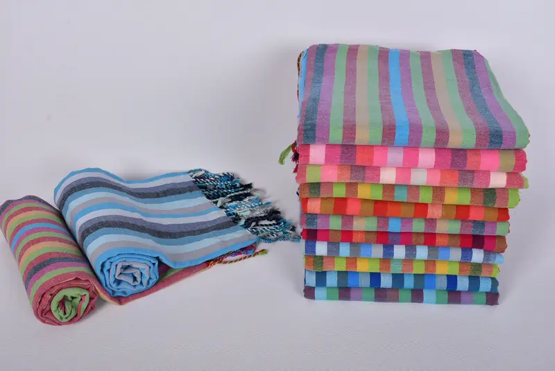 Gift For Mom, Bachelorette Party Gift, Kids Beach Towel, Turkish bath towel, Vegas Bachelorette Party Favors, 70x36 Cotton Striped Towel, Soft towel - 2