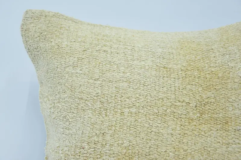 18x18 Beige Pillow Sham, Bed Cushion, Kilim Pillow Cover, Pillow Cover, Vintage Kilim Throw Pillow, Custom Pillow, Handmade Kilim Cushion - 2