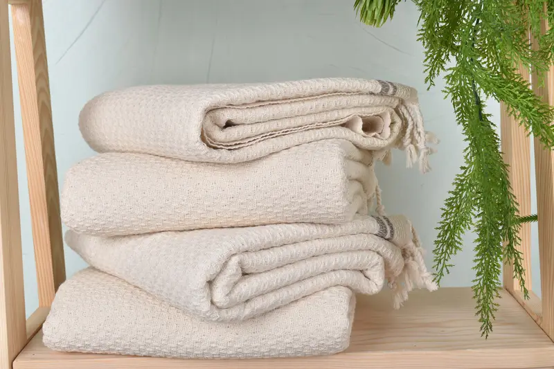 Personalized Gift For Him, Turkish hand towel, Cute Beach Towel, Organic Cotton Towel, Hammam towel, Handmade Gift, 68x36 Cotton Striped Towel - 7