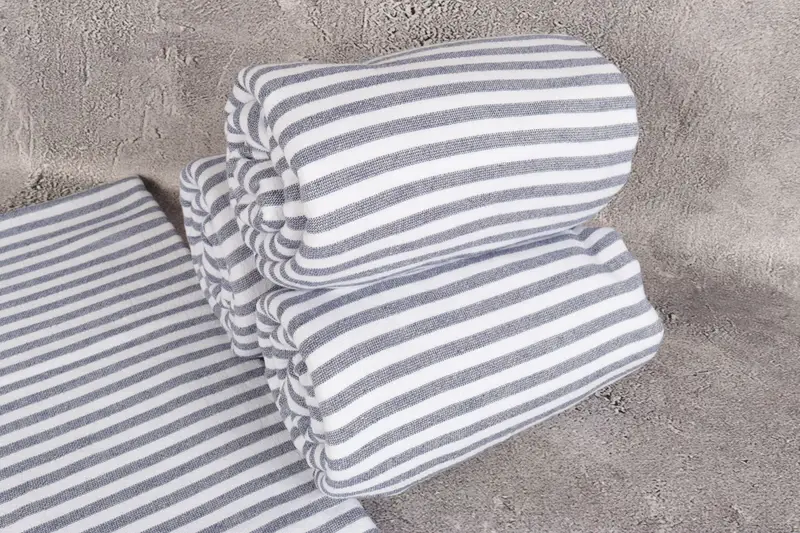 Monogrammed Beach Towel, Beach Towel Gift, Grandma Gift, Spooky Bachelorette Party Favors, 70x36 Cotton Terry Striped Towel, Gift For Her - 7