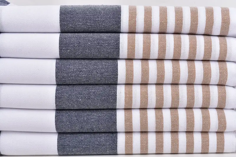 70x40 Cotton Striped Towel, Wedding Favors, Absorbent towel, Custom Gift, Custom Towel Beach, Bachelorette Party Favors Beach, Unique Wedding Gift - 2