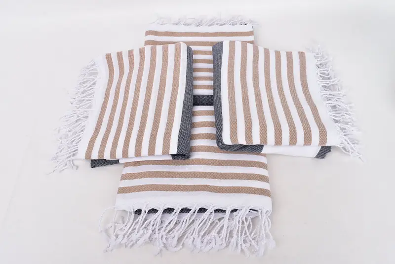 70x40 Cotton Striped Towel, Wedding Favors, Absorbent towel, Custom Gift, Custom Towel Beach, Bachelorette Party Favors Beach, Unique Wedding Gift - 6
