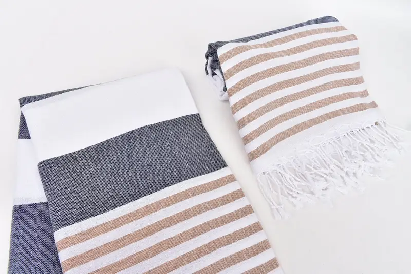 70x40 Cotton Striped Towel, Wedding Favors, Absorbent towel, Custom Gift, Custom Towel Beach, Bachelorette Party Favors Beach, Unique Wedding Gift - 7