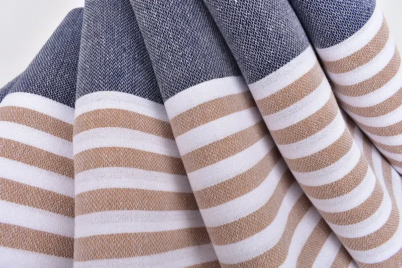 70x40 Cotton Striped Towel, Wedding Favors, Absorbent towel, Custom Gift, Custom Towel Beach, Bachelorette Party Favors Beach, Unique Wedding Gift - 5