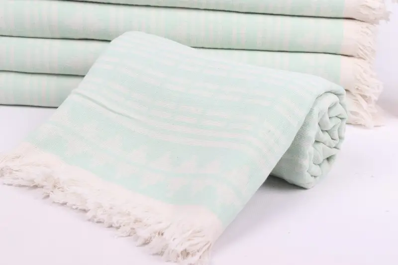 Beach Towel Monogram, Wedding Towel, Wedding Favors, Gift For Best Friend, Soft towel, Yoga Towel, 70x40 Linen Kilim Design Towel, Gift For Him - 5