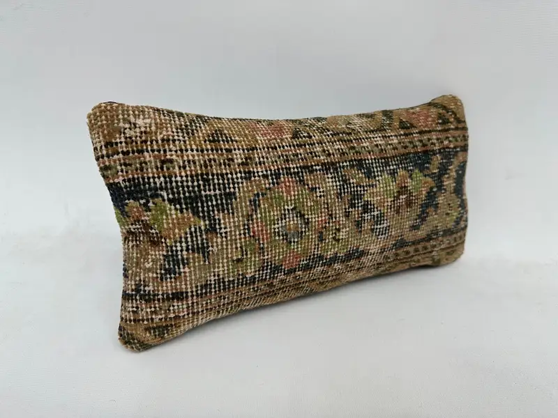 8x16 Green Pillow Sham, Pillow for Sofa, Gift Pillow, Farmhouse Pillow, Accent Cushion Case, Garden Cushion, Ethnical Kilim Rug Pillow, Pillow Sham - 3