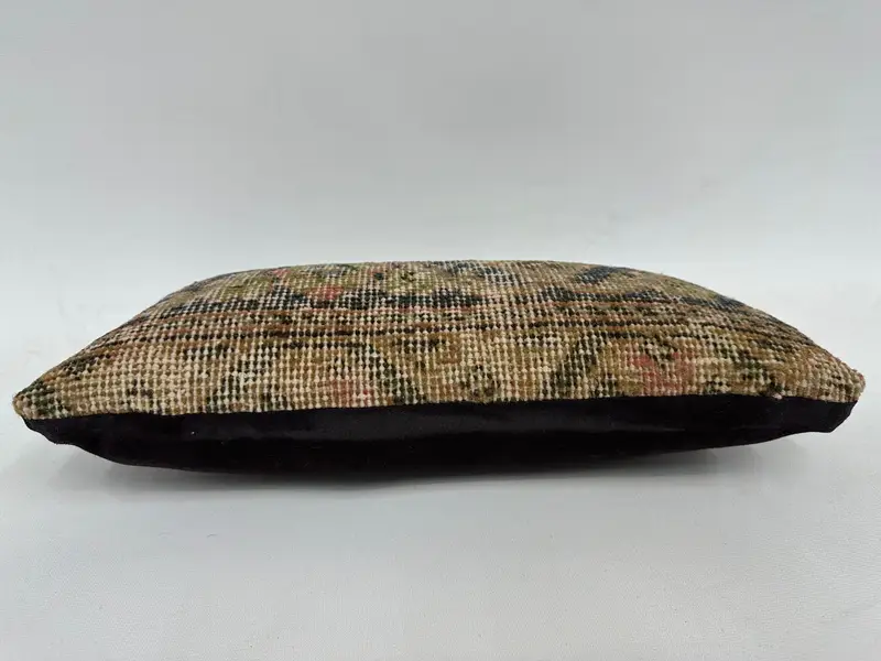 8x16 Green Pillow Sham, Pillow for Sofa, Gift Pillow, Farmhouse Pillow, Accent Cushion Case, Garden Cushion, Ethnical Kilim Rug Pillow, Pillow Sham - 5