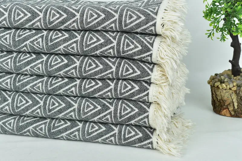 Custom Towel Beach, 70x36 Cotton Geometric Towel, Quick-dry towel, Guest Towel, Memorial Gift, Absorbent towel, Kids Beach Towel, Beach Towel Gift - 4