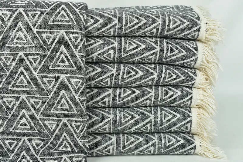 Custom Towel Beach, 70x36 Cotton Geometric Towel, Quick-dry towel, Guest Towel, Memorial Gift, Absorbent towel, Kids Beach Towel, Beach Towel Gift - 2