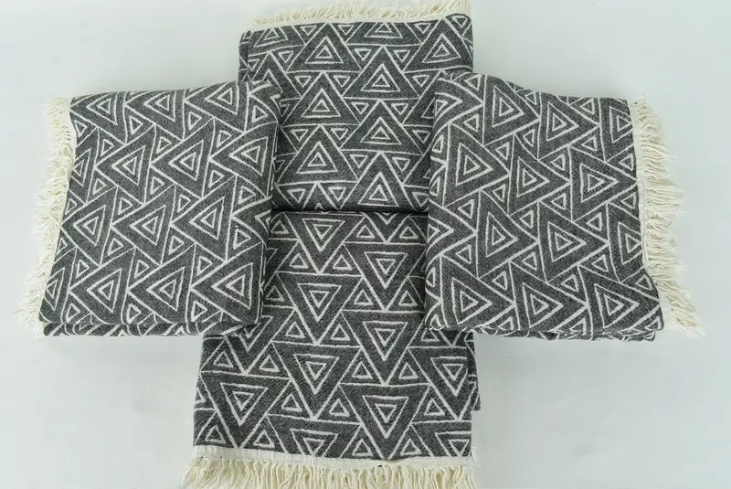 Custom Towel Beach, 70x36 Cotton Geometric Towel, Quick-dry towel, Guest Towel, Memorial Gift, Absorbent towel, Kids Beach Towel, Beach Towel Gift - 7