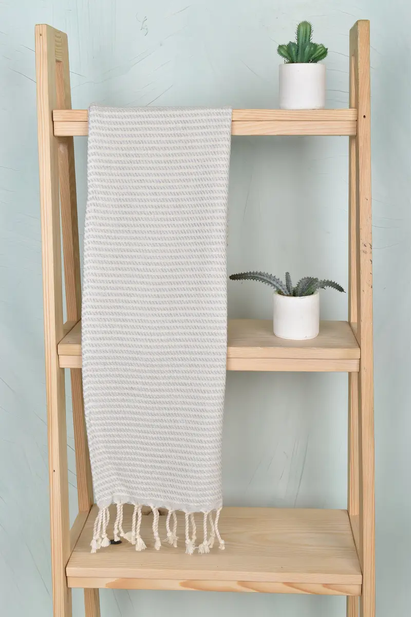 Personalized Gifts, Turkish Tea Towel, 40x20 Cotton Polka Dot Towel, Handmade Gift, Gift For Her, Turkish Hand Towel, Gift For Him, Embroidery Towel - 8
