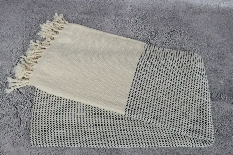 Travel towel, 70x40 Cotton Diamond Towel, Bridesmaid Gifts, Gift For Bride, Lightweight Turkish towel, Beach Bachelorette Party Decorations - 6