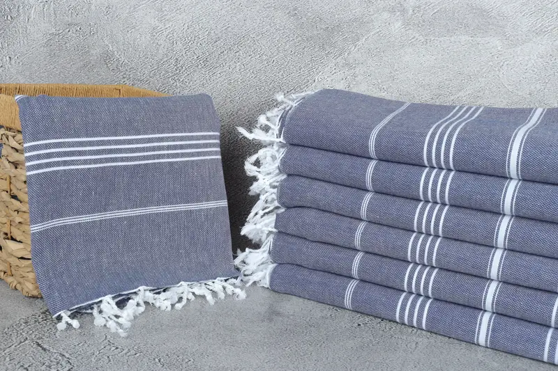Bridesmaid Gifts, Embroidery Towel, 70x40 Cotton Striped Towel, Home Gift, Housewarming Gift, Custom Wedding Gifts, Embroidered Turkish Towel - 3