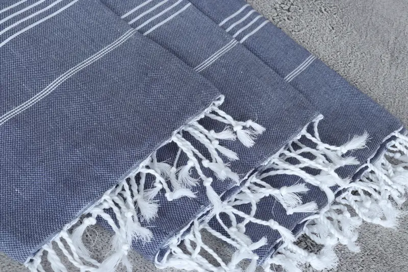 Bridesmaid Gifts, Embroidery Towel, 70x40 Cotton Striped Towel, Home Gift, Housewarming Gift, Custom Wedding Gifts, Embroidered Turkish Towel - 5