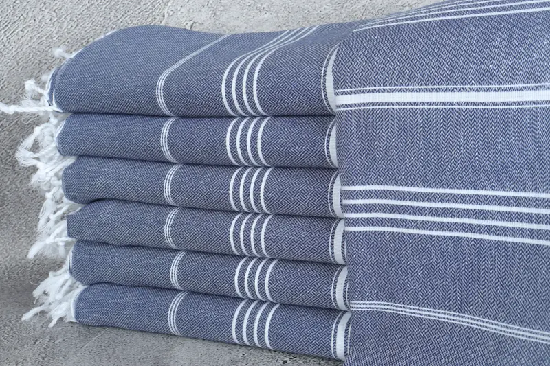 Bridesmaid Gifts, Embroidery Towel, 70x40 Cotton Striped Towel, Home Gift, Housewarming Gift, Custom Wedding Gifts, Embroidered Turkish Towel - 1