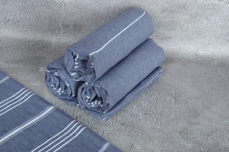 Bridesmaid Gifts, Embroidery Towel, 70x40 Cotton Striped Towel, Home Gift, Housewarming Gift, Custom Wedding Gifts, Embroidered Turkish Towel - 8
