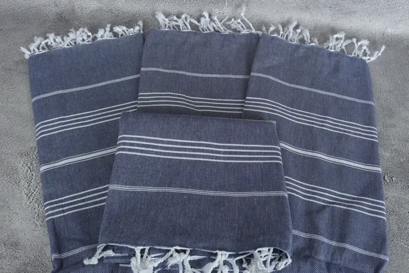 Bridesmaid Gifts, Embroidery Towel, 70x40 Cotton Striped Towel, Home Gift, Housewarming Gift, Custom Wedding Gifts, Embroidered Turkish Towel - 4