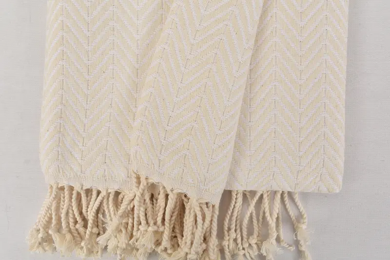Custom Wedding Gifts, Custom Towel, Large Turkish Towel, Birthday Gift, 70x40 Cotton Zig zag Towel, Luxury Turkish Bath Towel, Oversized Beach Towel - 4
