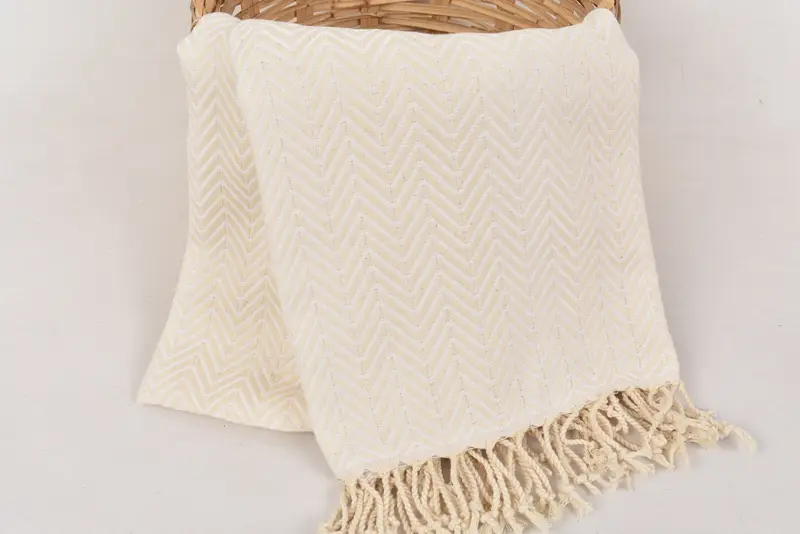 Custom Wedding Gifts, Custom Towel, Large Turkish Towel, Birthday Gift, 70x40 Cotton Zig zag Towel, Luxury Turkish Bath Towel, Oversized Beach Towel - 6