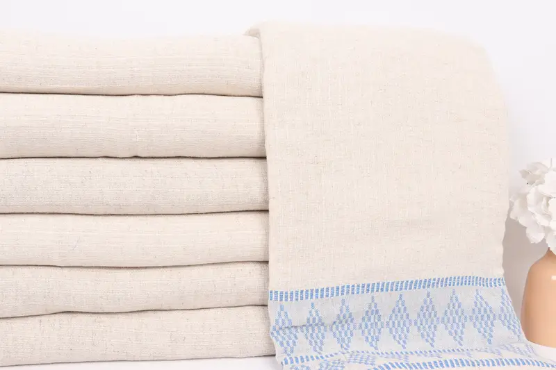 100x88 Cotton Kilim Design Towel, Boho Throw Blankets, Organic Throw, Decorative Blanket, Bedspread, Personalized Gift, Aesthetic Blanket - 2