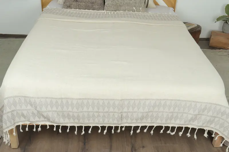 Düğün iyilikleri, boho atma battaniyeleri, kişiselleştirilmiş hediyeler, Türk yatak örtüsü, 100x88 keten Kilim Tasarım Havlusu, Özel Plaj Battaniyesi, En İyi Düğün Hediyesi - 8