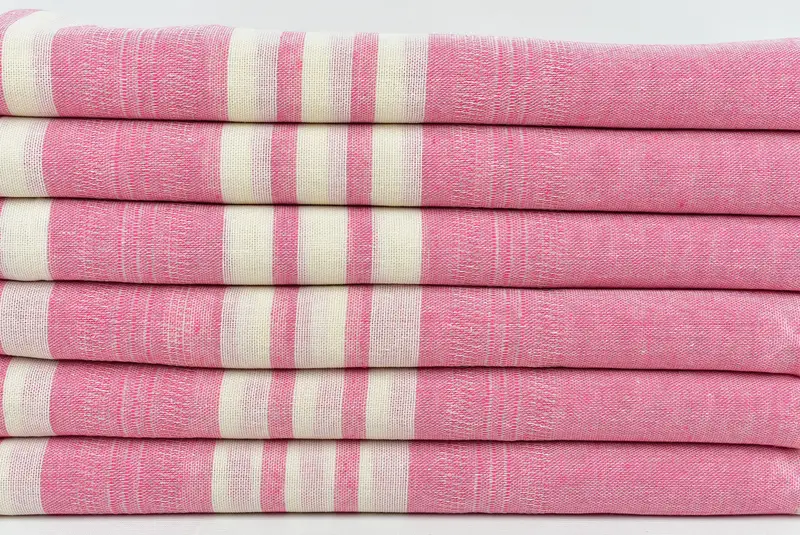 Quick-dry peshtemal, Unique Gift, Sand-resistant towel, Beach Towel Gift, Cancun Bachelorette Party Gift Ideas, 68x40 Cotton Striped Towel - 2