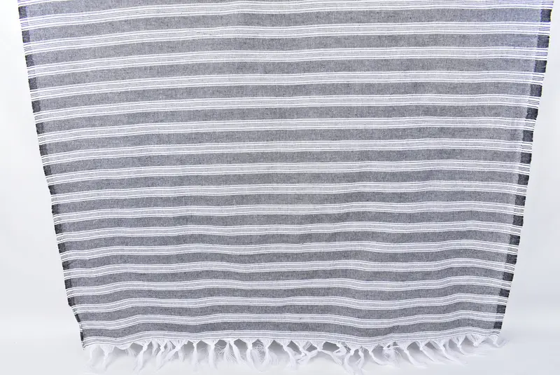Beach Theme Wedding Gift, 70x40 Cotton Striped Towel, Housewarming Gift, Gift For Wedding Day, Beach towel, Wedding Gift, Best Friend Christmas Gift - 8