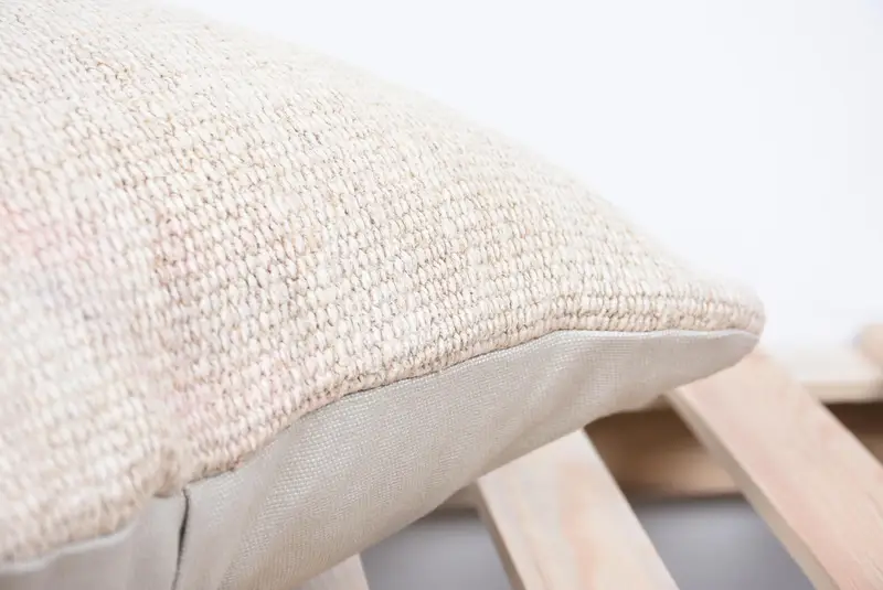 Ethnical Kilim Rug Pillow, 16x16 White Pillow Case, Pillow for Sofa, Kilim Cushion Sham, Pastel Pillow Case, Christmas Cushion Cover, Pillow Cover - 7