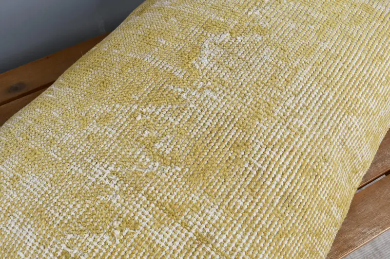 Pillow Case, Kilim Pillow Cover, Handwoven Pillow Cover Pillow Sham, Antique Pillows, Vintage Pillow, 16x24 Green Cushion Cover - 4