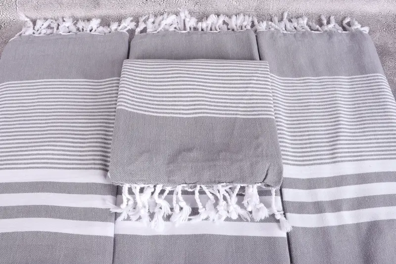 Gifts For Him, Absorbent towel, Beach Theme Bachelorette Party Gifts, Custom Wedding Gift, 70x40 Cotton Striped Towel, Bridal Shower Favor - 4