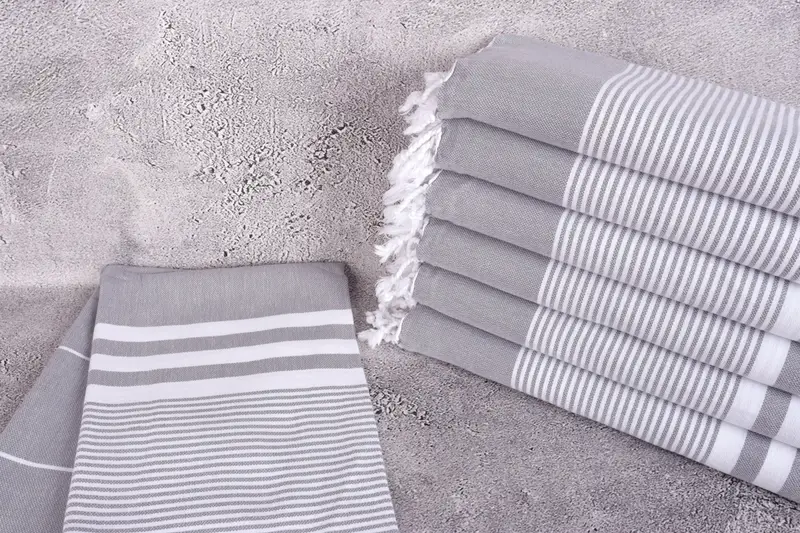 Gifts For Him, Absorbent towel, Beach Theme Bachelorette Party Gifts, Custom Wedding Gift, 70x40 Cotton Striped Towel, Bridal Shower Favor - 2