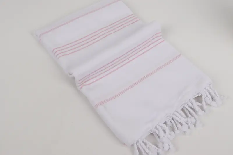 Wedding Favors, 70x40 Cotton Striped Towel, Boyfriend Christmas Gift, Kids Beach Towel, Bridesmaid Gift, Sand-free towel, Family Gift Basket - 6