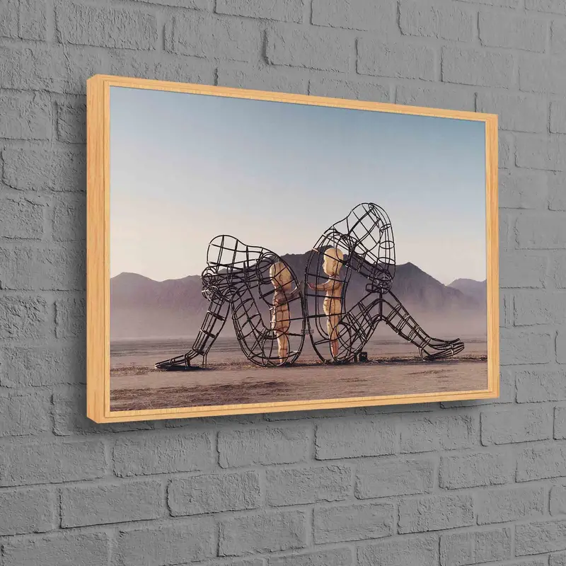 トレンディなカップル キャンバス: アレクサンダー ミロフによるエレガントなバレンタイン ギフト